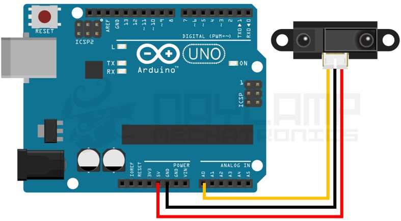 ARDUINO SHARP 2Y0A02