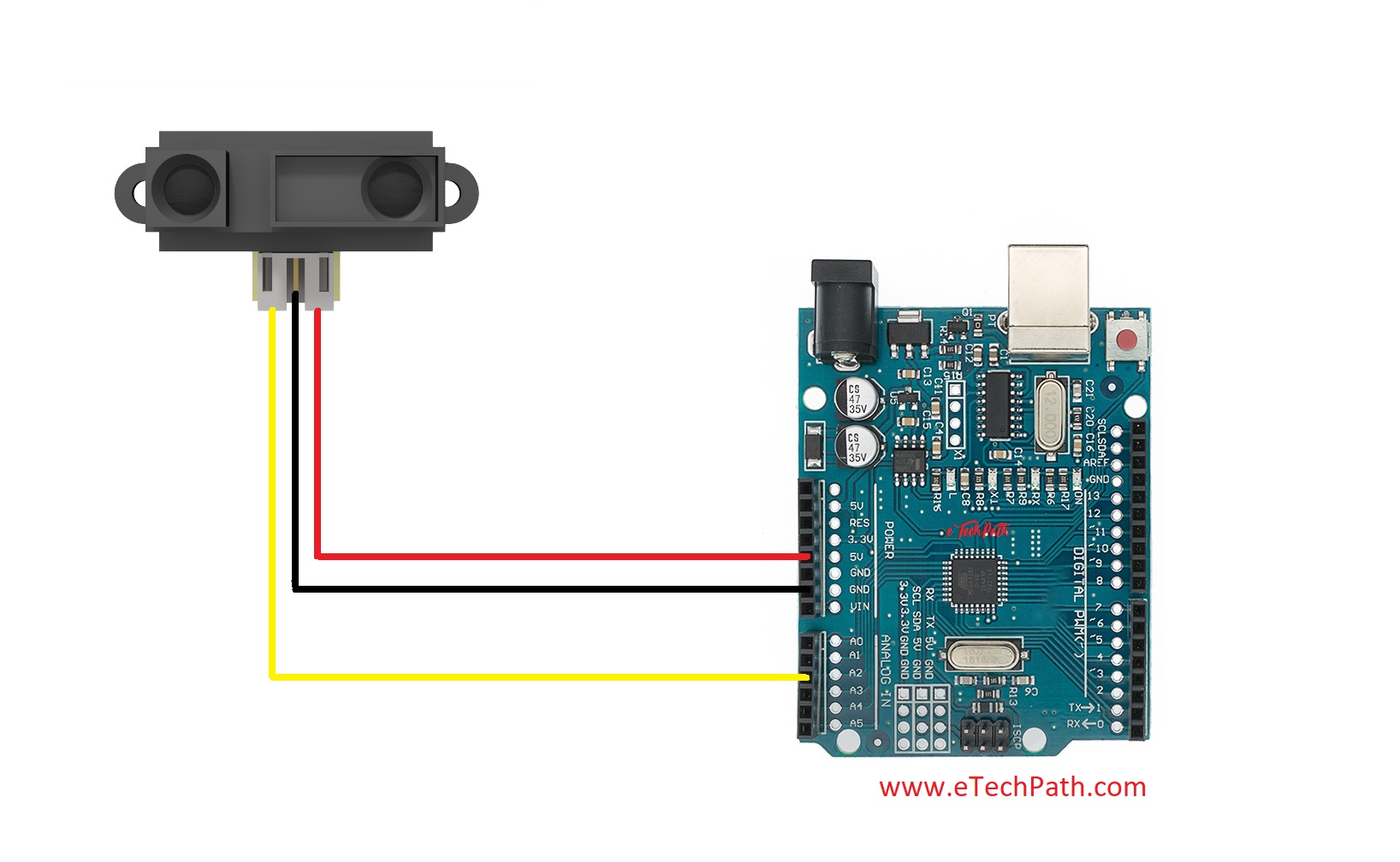 ARDUINO SENSOR SHARP 2Y02