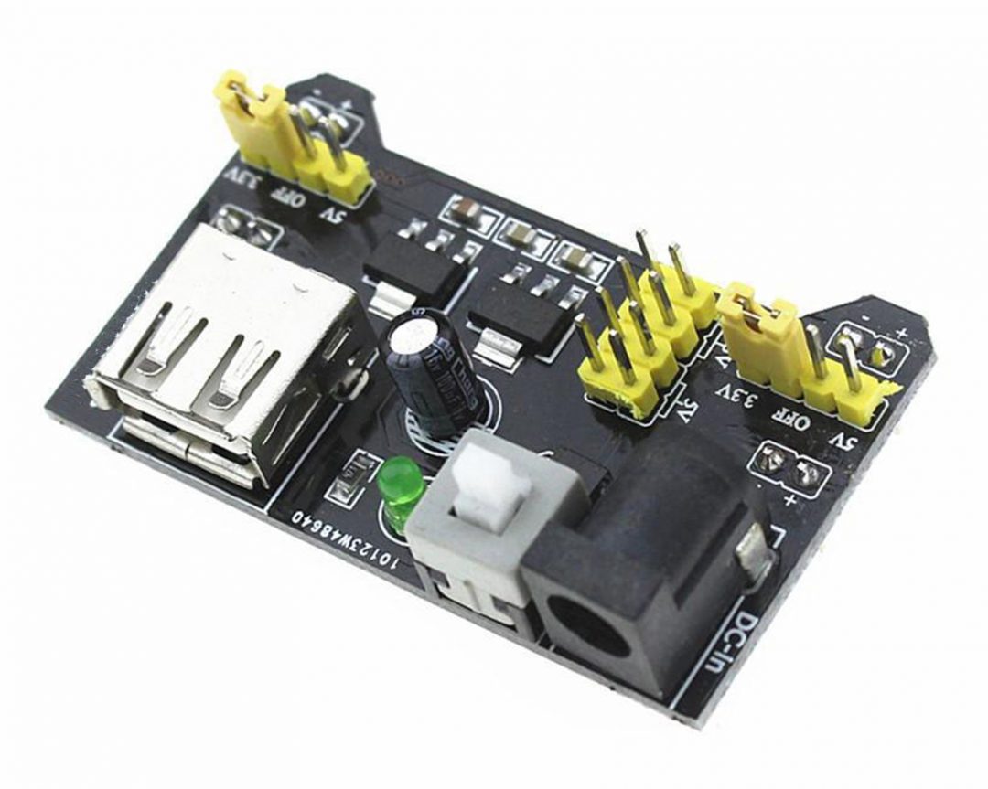 ARDUINO USB DC FUENTE/ ALIMENT 3.3V-5V SALID