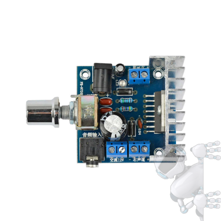AMPLIFICADOR DIGITAL DOBLE CANAL DE AUDIO ESTEREO