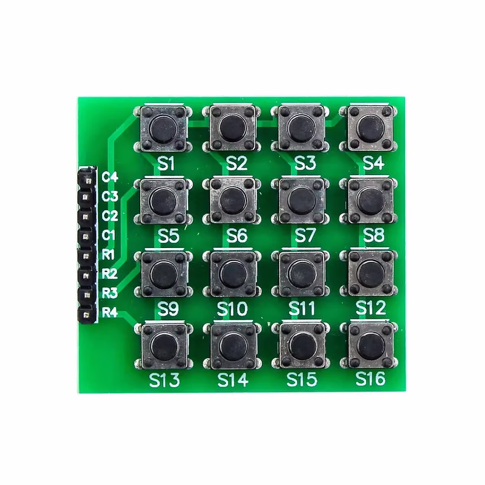 ARDUINO 16 PULSADORES 4 PIN